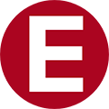 the letter E